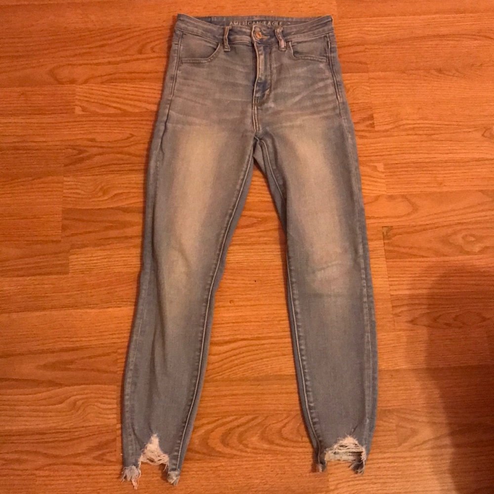 Blue High Waisted Jeans